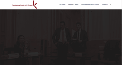 Desktop Screenshot of fondazionepaolafrassi.org